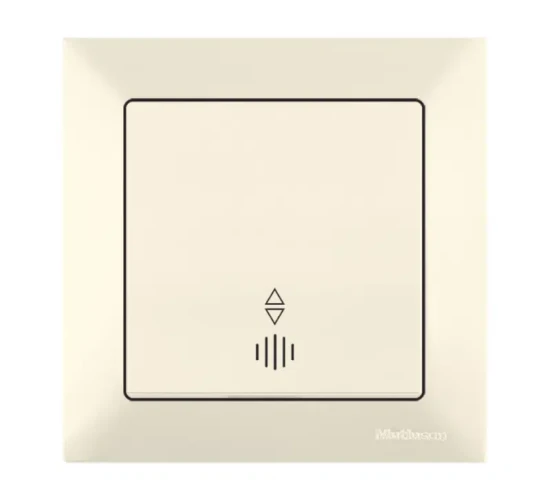 Девиаторен ключ светещ схема 6-10А Крем Candela Mutlusan.png